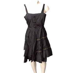 Pretty Angel Black Asymmetrical Dress NWT